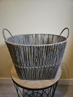 Mand L38*H25 cm, Ophalen, Mand, Rond, Zo goed als nieuw