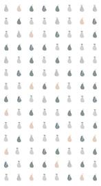 Kinderbehang Behang Peer Zeegroen Bibelotte, Nieuw, Ophalen of Verzenden, Wanddecoratie, Info@bibelotte.nl