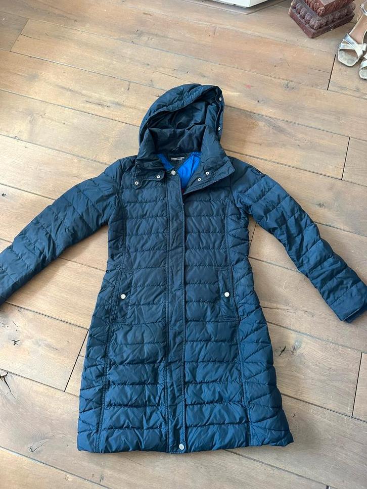Mooie jas Tommy Hilfifger maat S, Kleding | Dames, Jassen | Winter, Gedragen, Maat 36 (S), Blauw, Verzenden
