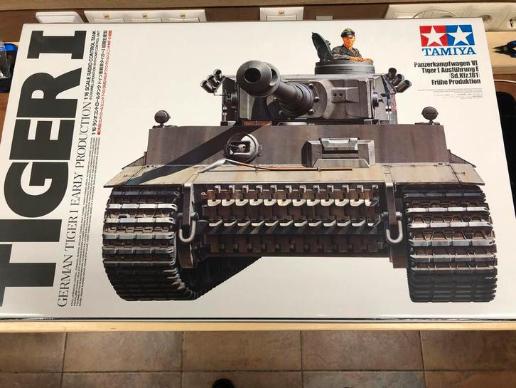 Tamiya Tiger 1 1:16 RC Tank - Nieuw + extra’s, Hobby en Vrije tijd, Modelbouw | Radiografisch | Overige, Nieuw, Ophalen of Verzenden