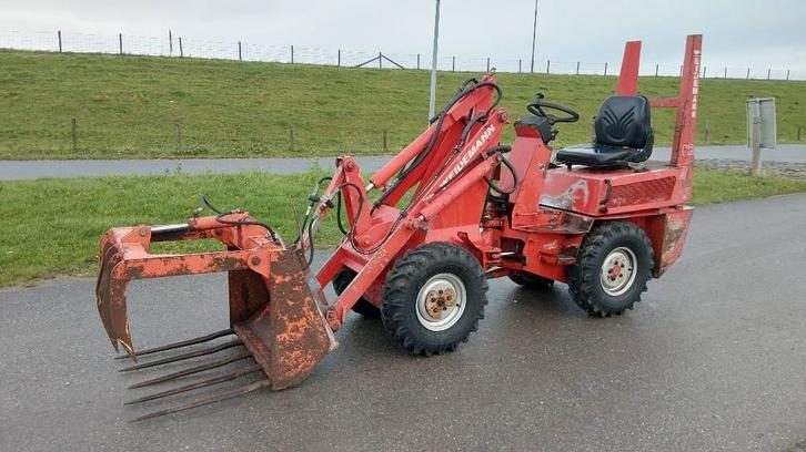 Weidemann 1030D/F shovel met mestklem 1030 D/F (bj 1998), Zakelijke goederen, Machines en Bouw | Kranen en Graafmachines, Wiellader of Shovel