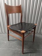 MAHJONGG vintage stoel bureaustoel eetkamerstoel bureaustoel, Vintage mid century jaren 50 60 bureaustoel, Gebruikt, Hout, Eén