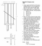 Buislampen met "LAMPVOET" S-19 voor Rietveld L-40 hanglamp, Huis en Inrichting, Ophalen, Led-lamp, Minder dan 30 watt, Soft of Flame
