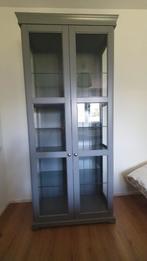 Ikea liatorp vitrinekast grijs, Huis en Inrichting, Kasten | Vitrinekasten, Ophalen, Met deur(en), 50 tot 100 cm, Zo goed als nieuw