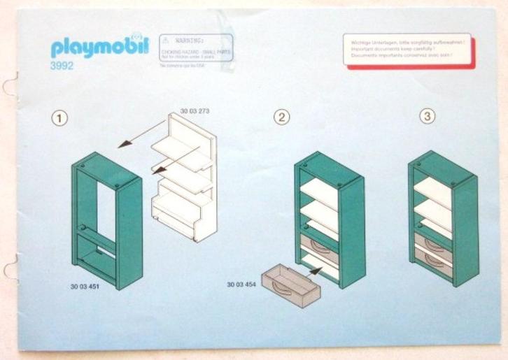 Handleiding boekje Playmobil - Playmobil speelgoed folder, Boeken, Catalogussen en Folders, Ophalen of Verzenden