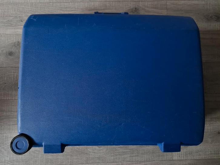Blauwe Samsonite koffer - groot formaat met cijferslot, Sieraden, Tassen en Uiterlijk, Koffers, Gebruikt, Hard kunststof, 70 cm of meer