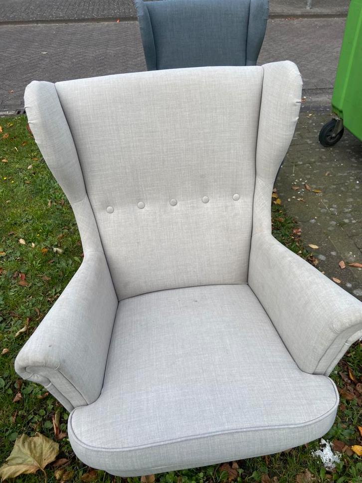 Gratis Ikea Fauteuils - Gebruikt, Huis en Inrichting, Fauteuils, Gebruikt, Stof, 75 tot 100 cm, Ophalen