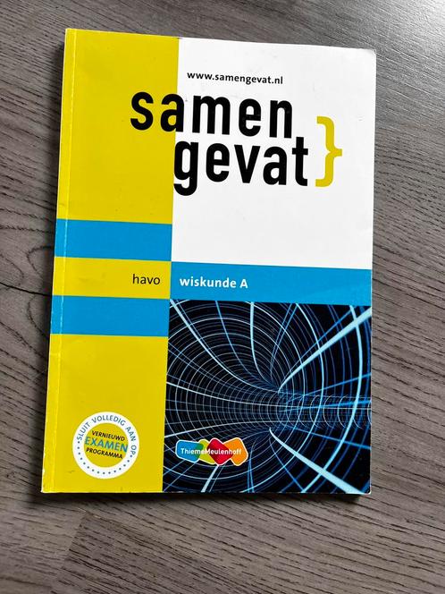 F.C. Luijbe - Samengevat havo Wiskunde A, Boeken, Schoolboeken, Zo goed als nieuw, Nederlands, HAVO, Ophalen of Verzenden