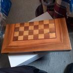 Leuke oude Schaakkist.spel.         Compleet, Hobby en Vrije tijd, Gezelschapsspellen | Bordspellen, Ophalen of Verzenden, Zo goed als nieuw