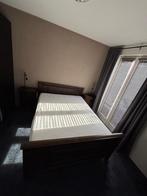 Authentiek bed met nachtkastjes – met handige opbergruimte!, Ophalen, Gebruikt, Tweepersoons, 180 cm