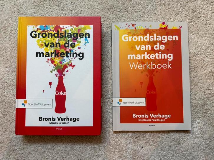 Bronis Verhage - Grondslagen van de marketing 9e druk, Boeken, Economie, Management en Marketing, Zo goed als nieuw, Economie en Marketing