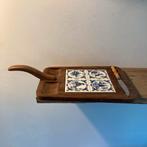 Delfts Blauwe Kaasplank met Mes - Vintage, Antiek en Kunst, Ophalen of Verzenden