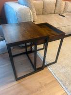 Set bijzettafels NIEUW, Huis en Inrichting, Tafels | Sidetables, Ophalen, 50 tot 100 cm, Rond, Nieuw