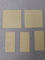lego bouw platen beige / tan., Ophalen of Verzenden, Gebruikt, Losse stenen, Lego