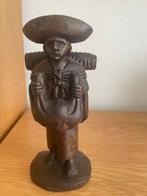 Houten beeldje Peruaanse vrouw, Antiek en Kunst, Ophalen of Verzenden