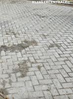 ROOIKORTING 220M2 grijs betonklinkers, erfverharding, oprit, Bij dit gebruikte product niet meer te achterhalen., Gebruikt, Verzenden