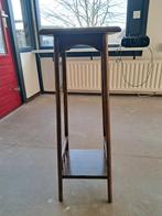 Mooie donkereiken plantentafel, Huis en Inrichting, Woonaccessoires | Zuilen en Pilaren, Ophalen, Gebruikt