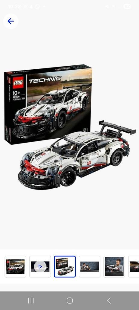 LEGO Technic 42096 Porsche 911 RSR, Kinderen en Baby's, Speelgoed | Duplo en Lego, Zo goed als nieuw, Lego, Complete set, Ophalen of Verzenden
