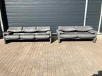 Cassina Maralunga 2,5 en 3zit, originele Grijze Pelle leder, Ophalen of Verzenden, Nieuw, Leer, Knoll sede artifort b&b italia tecno flos togo leolux mah jong