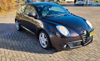 Alfa Romeo MiTo 1.4 Turbo 88KW 119PK 2009 Zwart, Auto's, Alfa Romeo, Voorwielaandrijving, Stof, Zwart, 4 cilinders