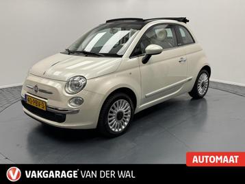 Fiat 500C 1.2i Lounge Automaat-Airco-Parkeersensoren-Lm15''v beschikbaar voor biedingen