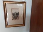 Prachtige gravure van A.v Hattem cavalerie bieden., Antiek en Kunst, Ophalen of Verzenden