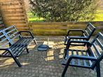 Tuinset hartman, Ophalen, 4 zitplaatsen, Kunststof, Zo goed als nieuw