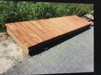 Brug slootbrug bruggetje hardhouten, Tuin en Terras, Ophalen of Verzenden, Minder dan 3 meter, Zo goed als nieuw, Hout