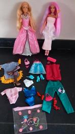 Twee mooie Mattel barbies met lang haar, Kinderen en Baby's, Speelgoed | Poppen, Ophalen of Verzenden, Zo goed als nieuw, Barbie