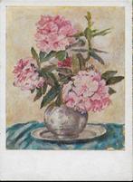 Tk33 ansichtkaart p m molenveld met de voet geschilderd, Ophalen of Verzenden, 1940 tot 1960, Ongelopen