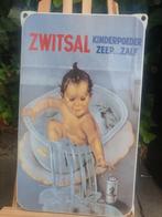 Emaille bord ZWITSAL, Ophalen of Verzenden, Zo goed als nieuw, Reclamebord