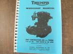 TRIUMPH 650 CC TWINS WERKPLAATSHANDBOEK, Ophalen of Verzenden, Triumph