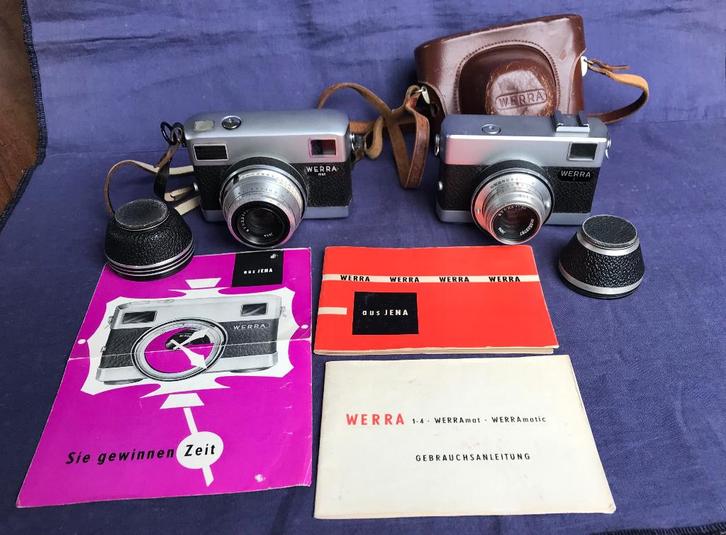 2 x WERRA kleinbeeld camera’s ( 1 camera defect), Audio, Tv en Foto, Fotocamera's Analoog, Gebruikt, Compact, Overige Merken, Ophalen of Verzenden