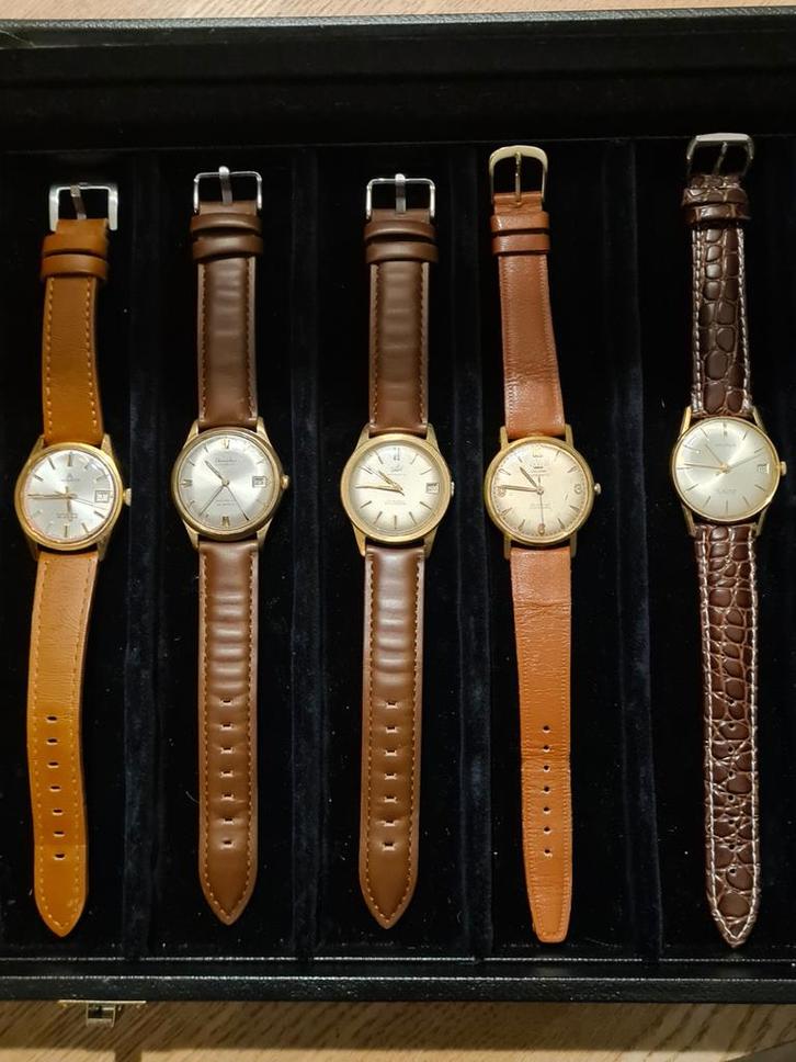 herenhorloges automatic en opwind,Velona,Valruz,Hercules, Sieraden, Tassen en Uiterlijk, Horloges | Heren, Gebruikt, Polshorloge