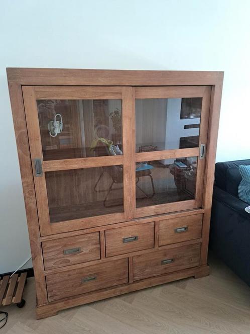 Lage buffetkast, Huis en Inrichting, Kasten | Buffetkasten, Zo goed als nieuw, 25 tot 50 cm, Ophalen