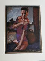 Origineekl werk van Nico Vrielink  Gesigneerd  betreft een z, Antiek en Kunst, Kunst | Schilderijen | Klassiek, Ophalen