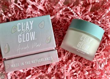 Clay And Glow Avocado Masker - Hydratatie Boost! beschikbaar voor biedingen