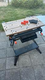 Workmade verstelbare werkbank, Doe-het-zelf en Verbouw, Werkbanken, Ophalen, Gebruikt, 70 tot 120 cm, Bankschroef