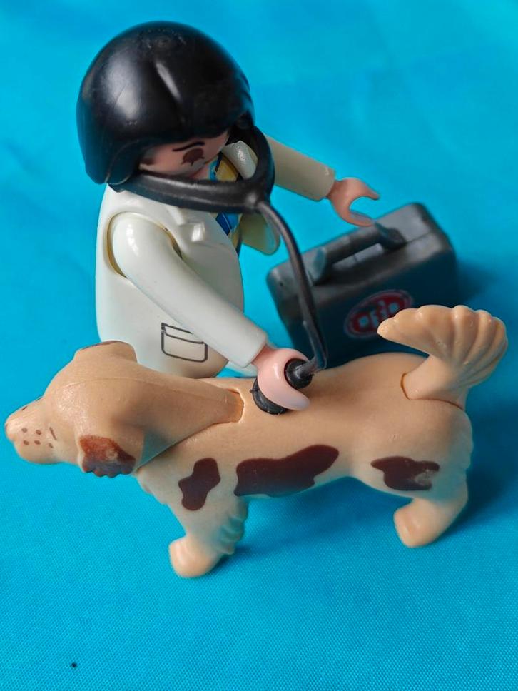Dierenarts met hond - 4750, Kinderen en Baby's, Speelgoed | Playmobil, Zo goed als nieuw, Ophalen of Verzenden