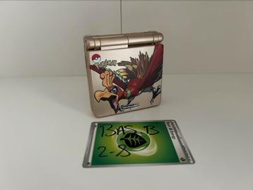 Modded Gameboy advance SP Ho-oh pokemon IPS beschikbaar voor biedingen