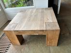 Eikenhouten salontafel 75x75, Ophalen, Eiken modern, Gebruikt, 50 tot 100 cm