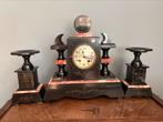 Zwart marmeren art deco klokkenset, Antiek en Kunst, Antiek | Klokken, Ophalen