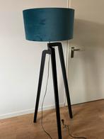 Blauwe staande lamp, Huis en Inrichting, Lampen | Vloerlampen, Ophalen, Zo goed als nieuw, 150 tot 200 cm