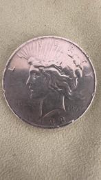 1923 $1 US Silver Peace Dollar, Postzegels en Munten, Munten | Amerika, Verzenden, Noord-Amerika
