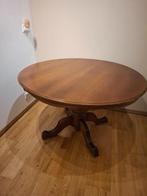 Klassieke ronde eettafel, Huis en Inrichting, Ophalen, Gebruikt, Rond, Kersenhout