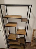 Industriële plank met metalen frame, Ophalen, Met plank(en), 50 tot 100 cm, Zo goed als nieuw