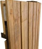 Tuindeur op stalen frame 100x180 cm