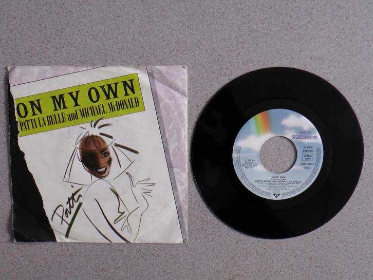 Patti Labelle - On my own VINYL SINGLE, Cd's en Dvd's, Vinyl Singles, Gebruikt, Single, Pop, 7 inch, Ophalen of Verzenden
