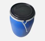 Dekselvat 60/30 liter HDPE/kunststof vaten met klemband, EU, Kunststof, Met kraantje, DVV