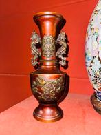 Antieke Japanse bronzen vaas, Ophalen